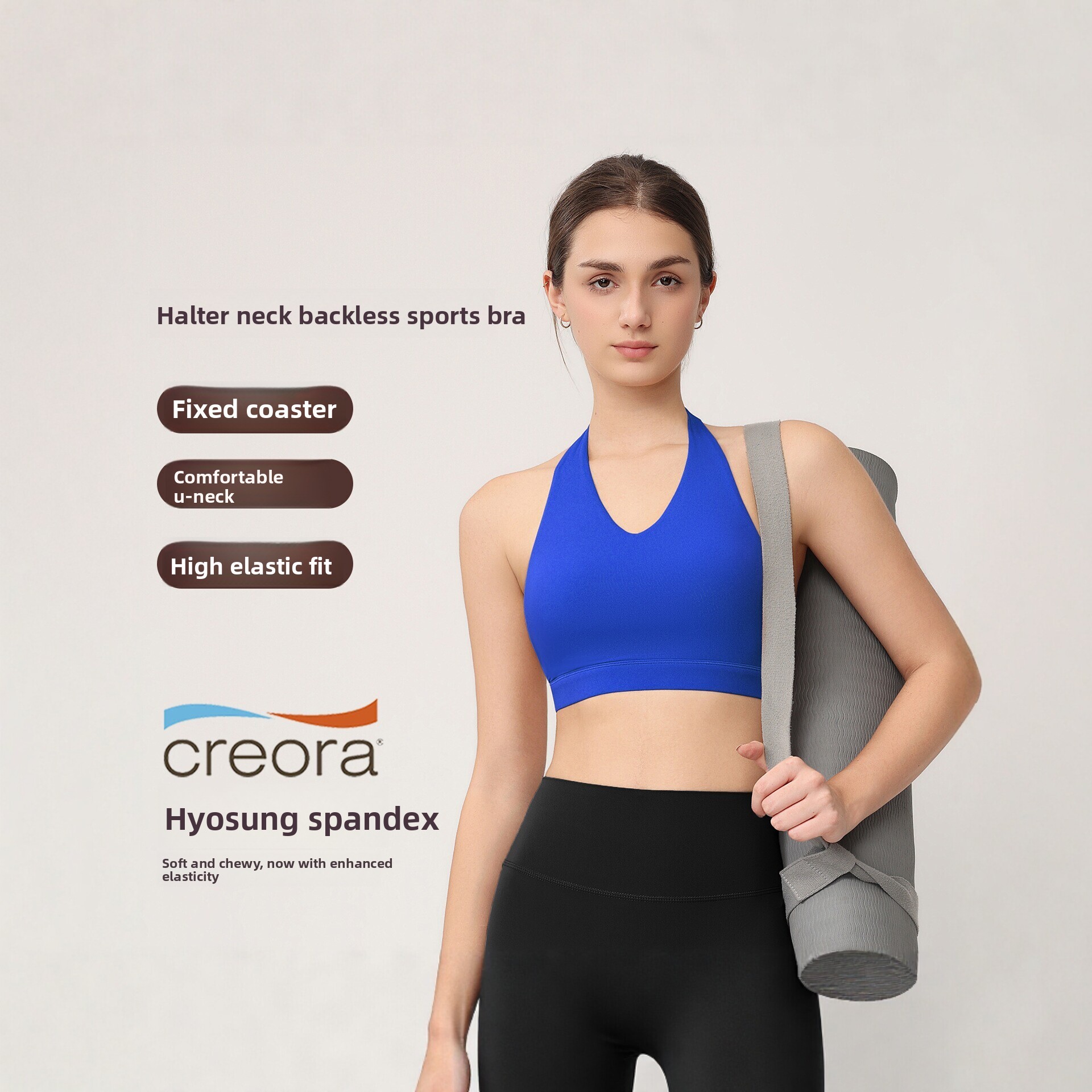 Pilates Yoga Top - Kadınlar için Sabit Pedli, Darbeye Dayanıklı