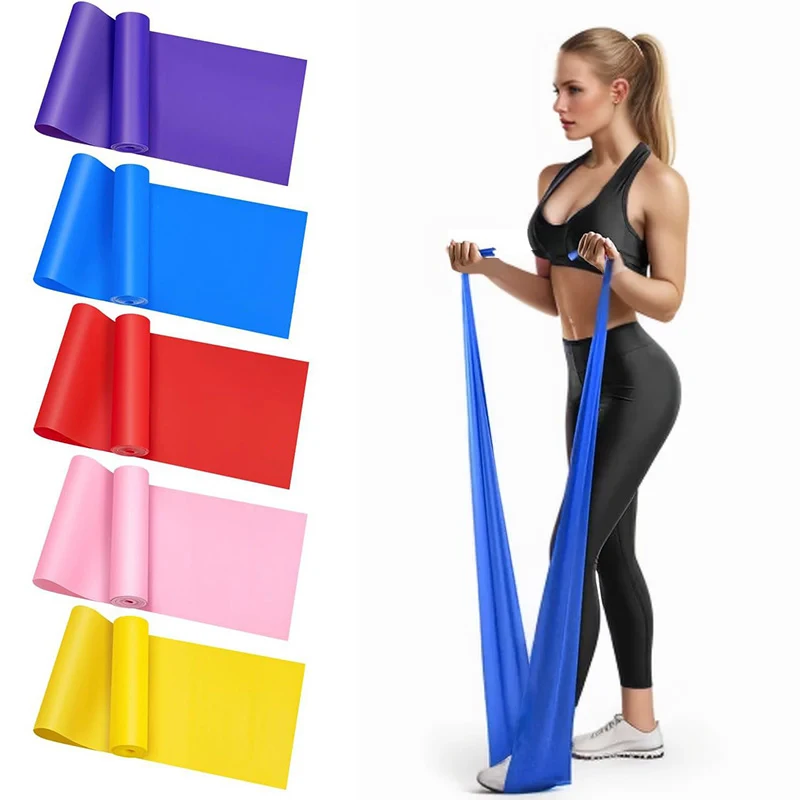 Pilates Yoga Home Workout - Elastik Yoga Fitness Bantları Yoga Pilates