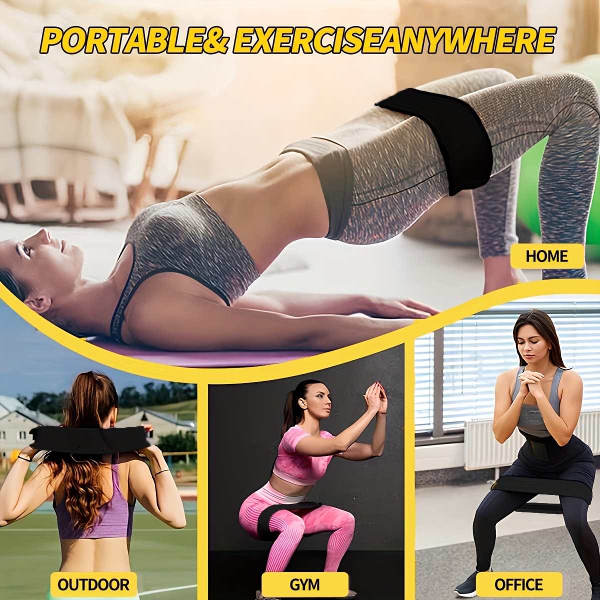 3 Parçalı Direnç Bandı Seti, B - Pilates Yoga Home Workout incelemesi ve fiyatı