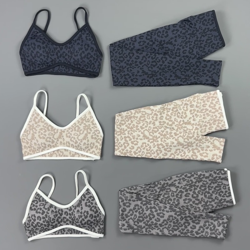 2 Parça Yoga Seti Kadın Leopar - Pilates Yoga Clothes incelemesi ve fiyatı